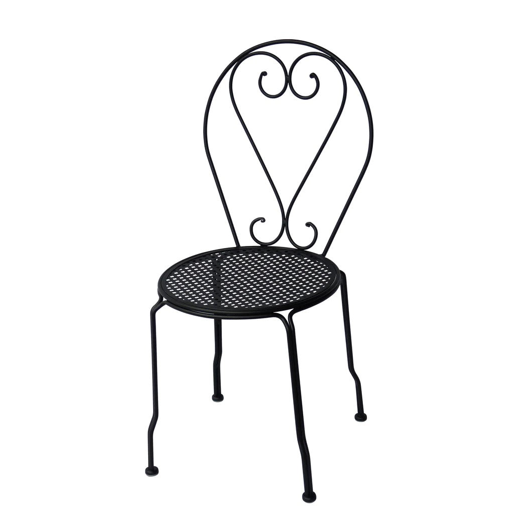 Effortless Elegance Metal Outdoor Chair