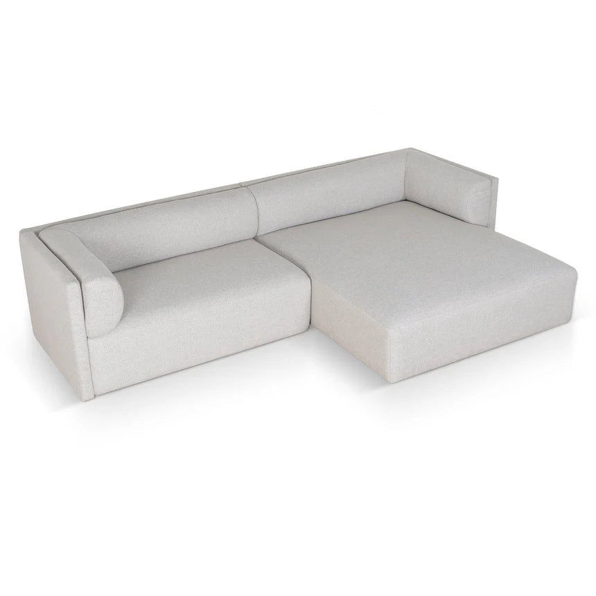 Effortless Elegance Right Chaise Sofa - Light Grey