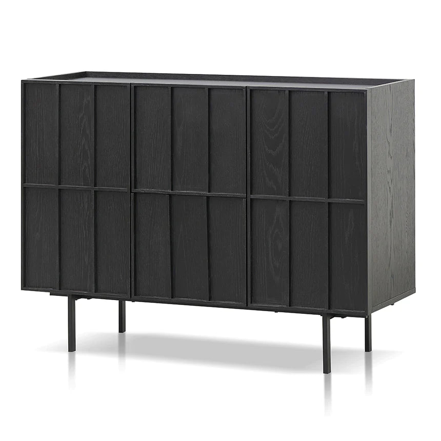 Elegant Accent Side Table 120cms - Black