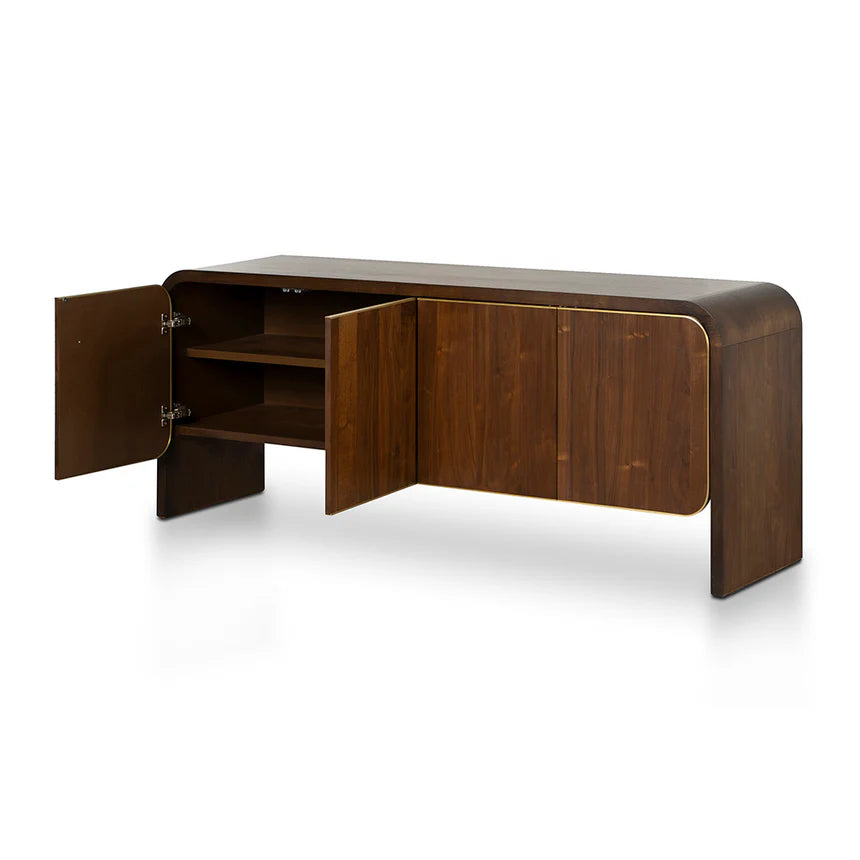 Elegant Buffet Unit 200cms - Walnut