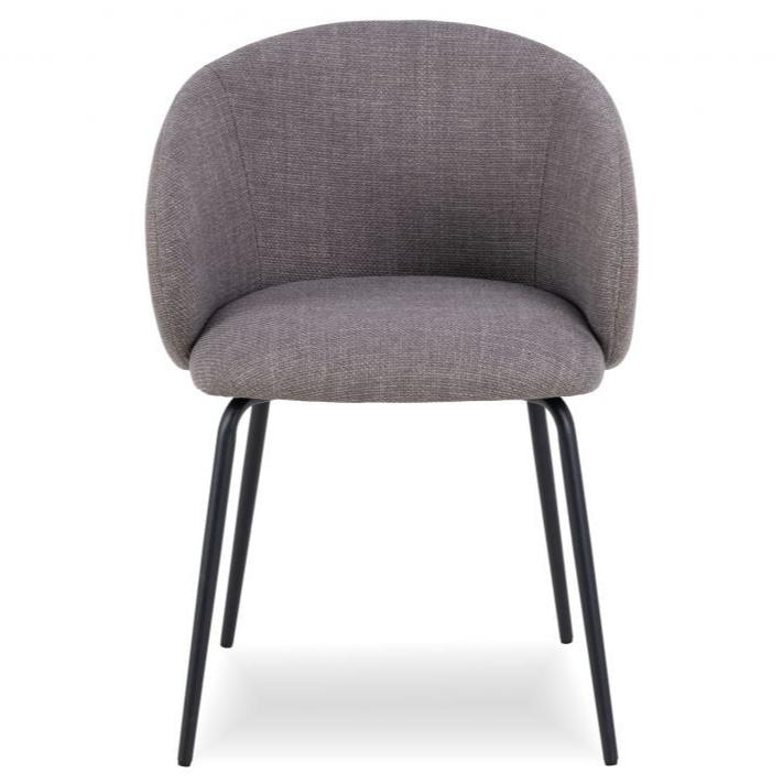 Elegant Comfort Black Legs Henley Dining Chair (Available in 4 Colors)