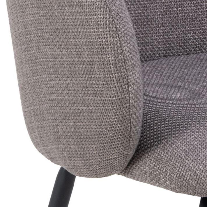 Elegant Comfort Black Legs Henley Dining Chair (Available in 4 Colors)