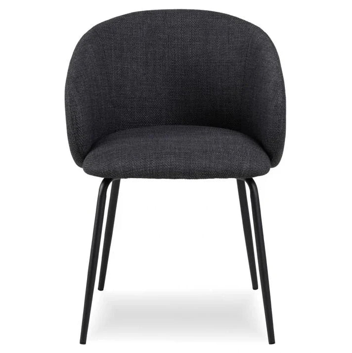 Elegant Comfort Black Legs Henley Dining Chair (Available in 4 Colors)