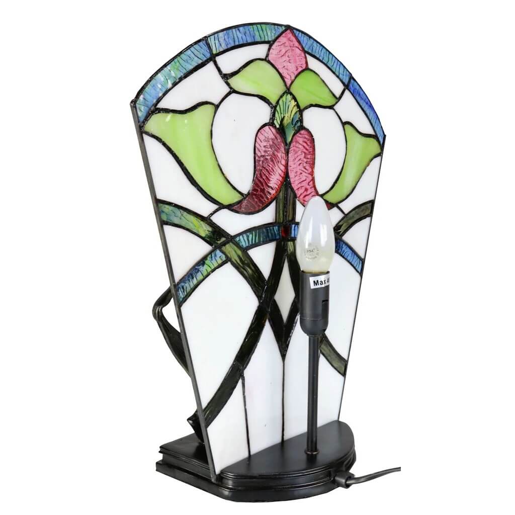 Elegant Dancing Lady Tiffany Shade Table Lamp (Available In 3 Colors)