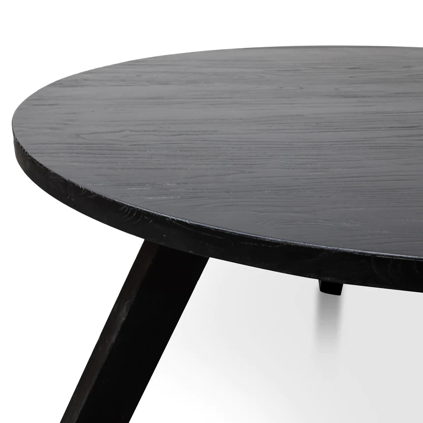 Elegant Ebony Dining Table 150cms - Black