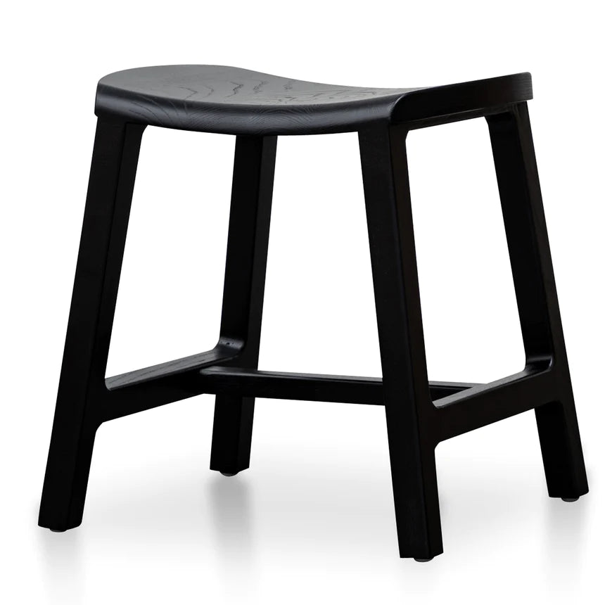 Elegant Ergonomic Bar Stool - Black