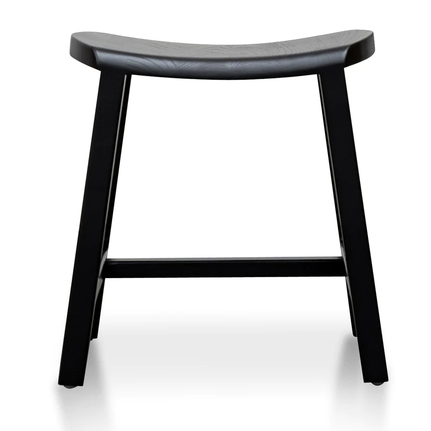 Elegant Ergonomic Bar Stool - Black