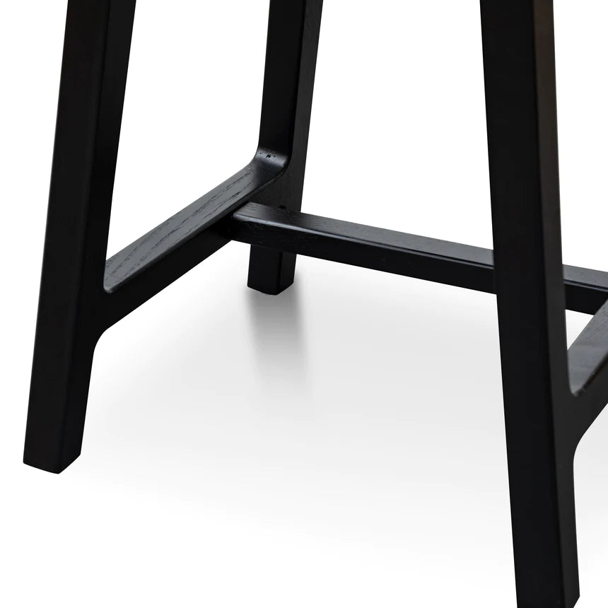 Elegant Ergonomic Bar Stool - Black