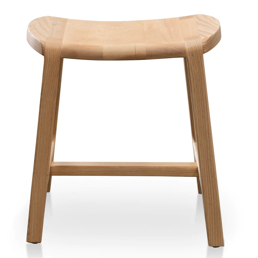 Elegant Ergonomic Bar Stool - Natural