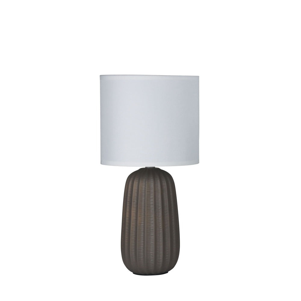 Elegant Glazed Ceramic Table Lamp 38cms (Available in 4 Colors)