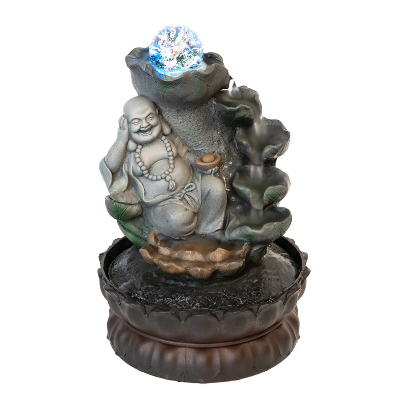 Elegant Happy Buddha Drift Water Fountain