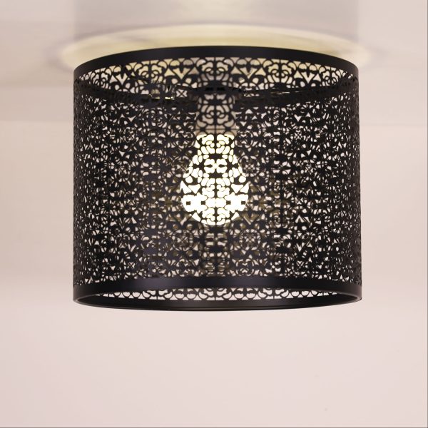 Elegant Laser Cut Metal DIY Ceiling Light (Available in 2 Colors)