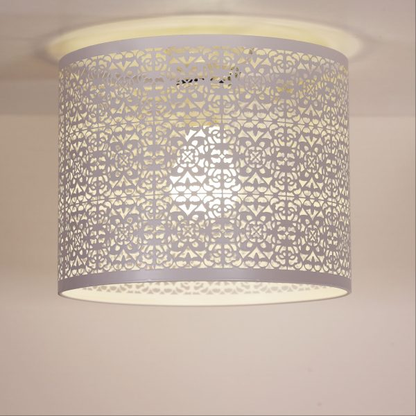 Elegant Laser Cut Metal DIY Ceiling Light (Available in 2 Colors)