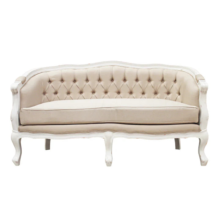 Elegant Lounging Chaise Sofa - White