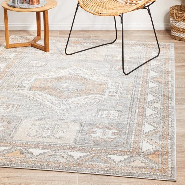 Elegant Mayfair Caitlen Grey Rug - 230x160cms