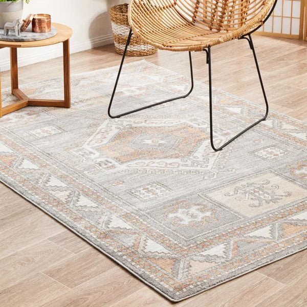 Elegant Mayfair Caitlen Grey Rug - 230x160cms