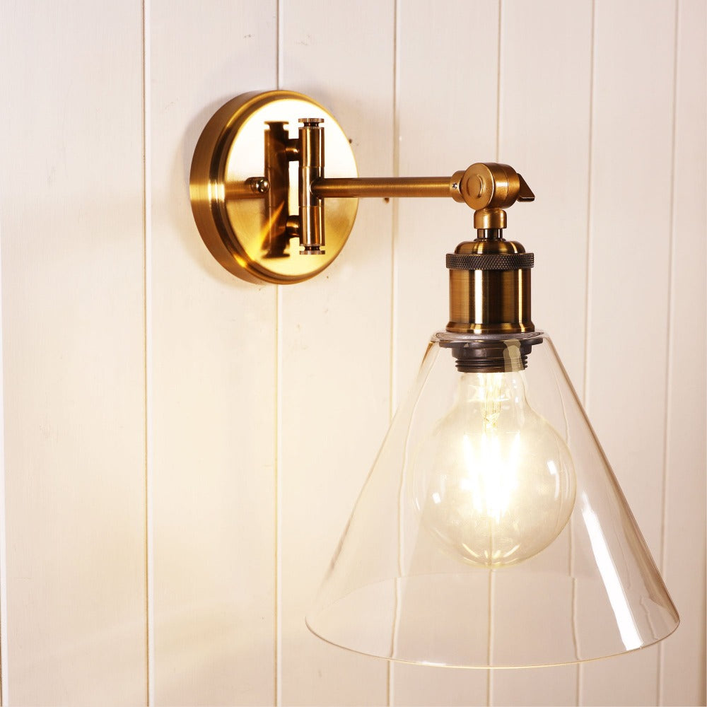 Elegant Swing Arm Wall Light (Available in 2 Colors)