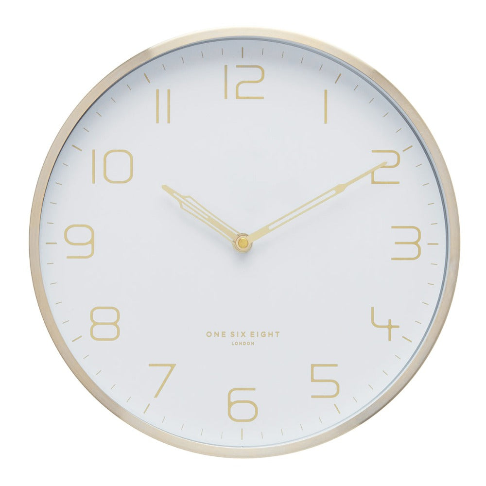 Elegant Touch White Wall Clock 30cms