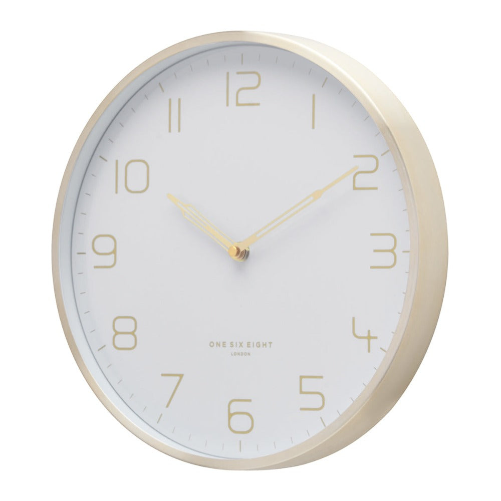 Elegant Touch White Wall Clock 30cms