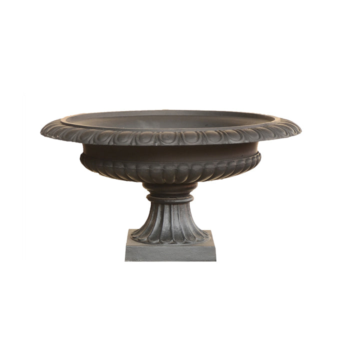 Elegant Urn Venetian Cast Iron - Black