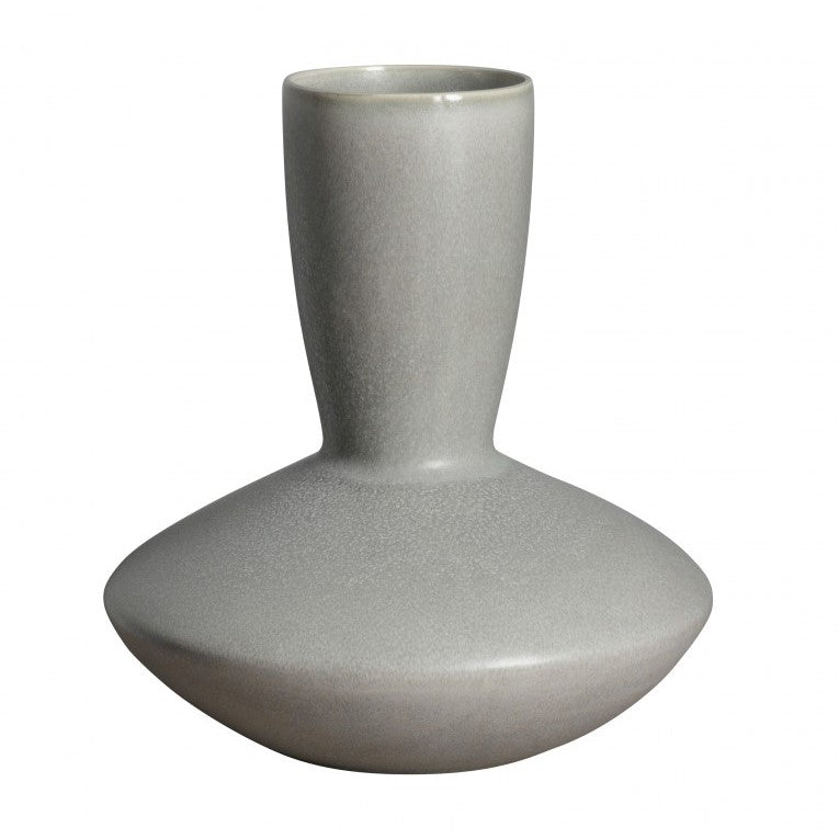 Elegant Vase in Subtle Grey for a Modern Touch