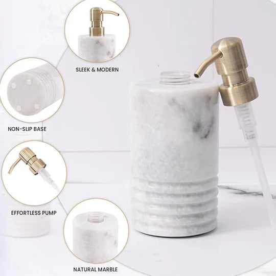 Elegant & Functional Stylish Liquid Soap Dispenser - White