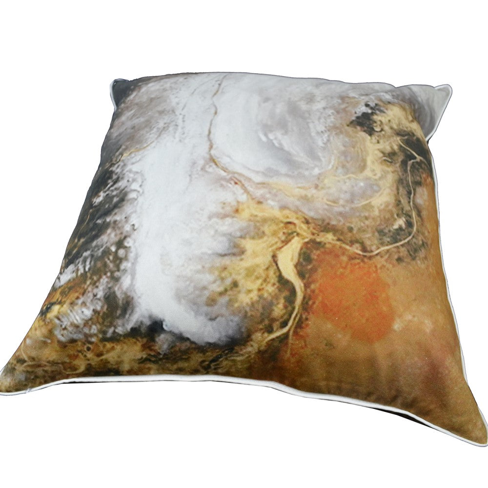 Elements Textured Cushion With Recycled Fill 45 X 45cms