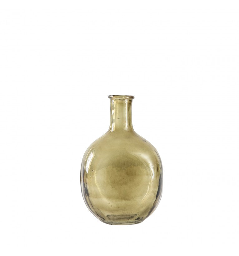 Elevate Your Decor with Green Bottle Vase (Available in 3 Sizes)