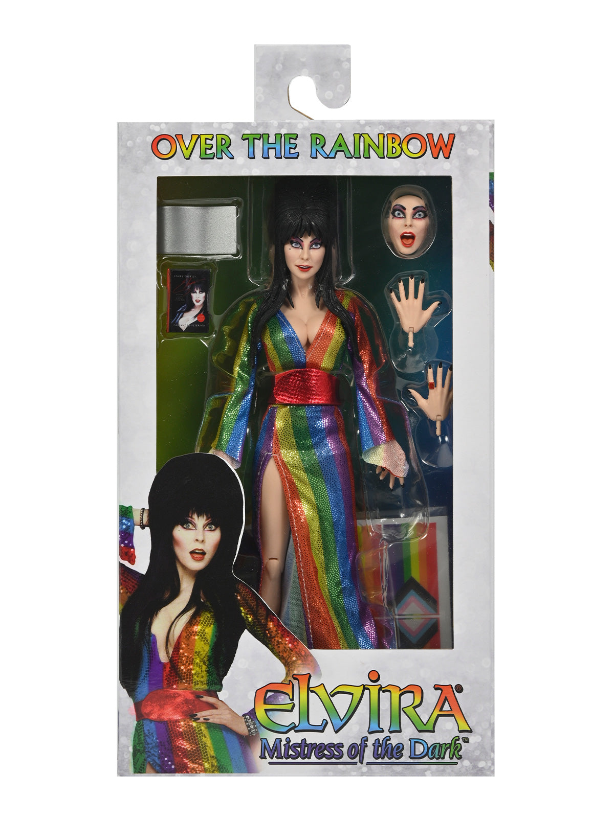 Elvira Mistress of the Dark Over The Rainbow 8" Scale Action Figurine