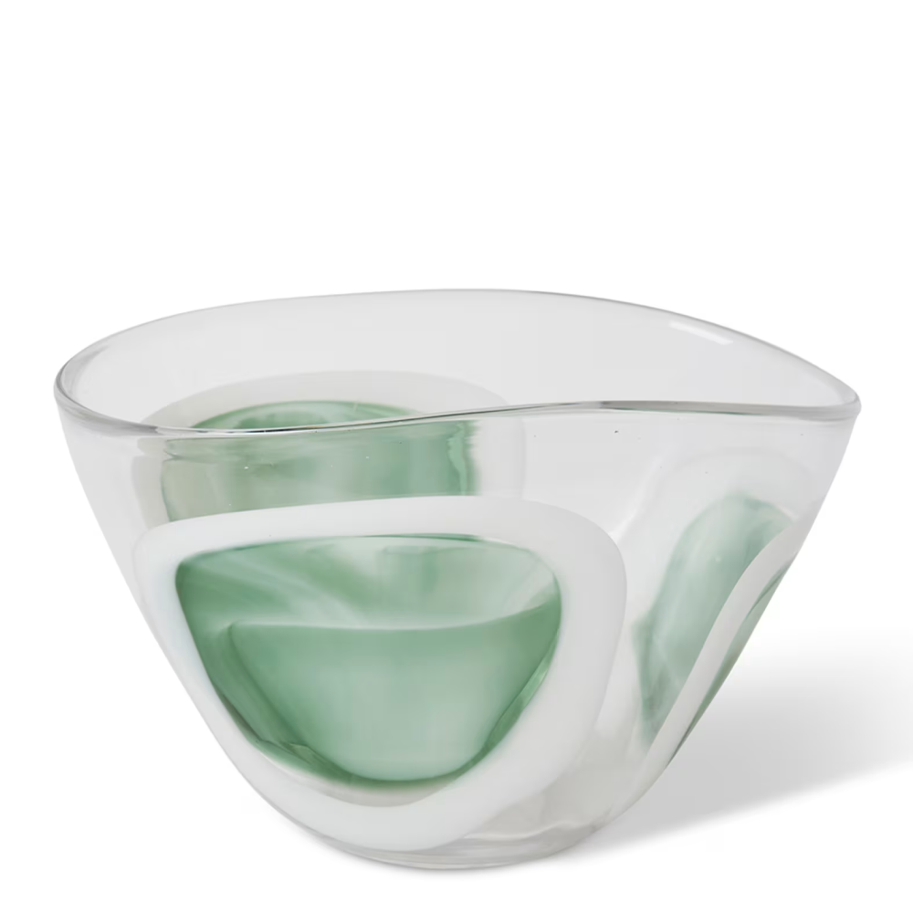 Elysian Harmony Home Decor Bowl - Green - Small