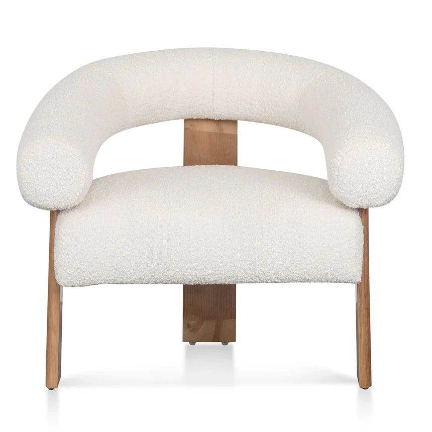 Elysian Rest Lounge Armchair - White