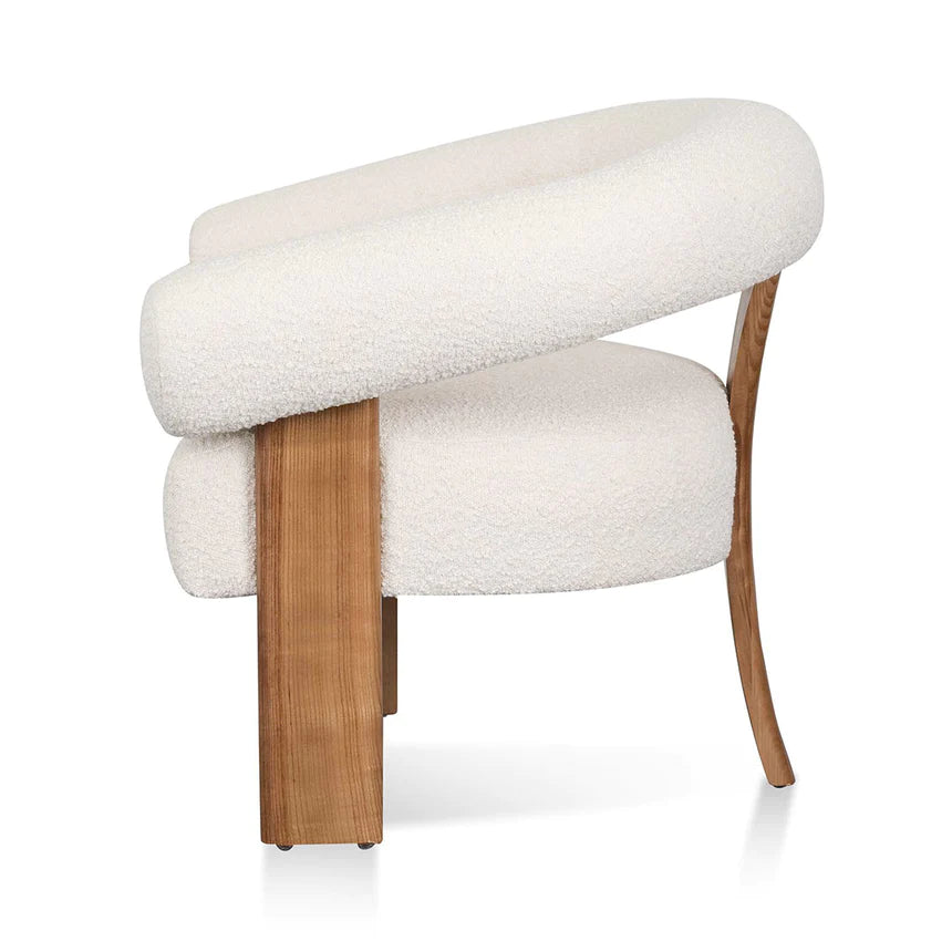 Elysian Rest Lounge Armchair - White