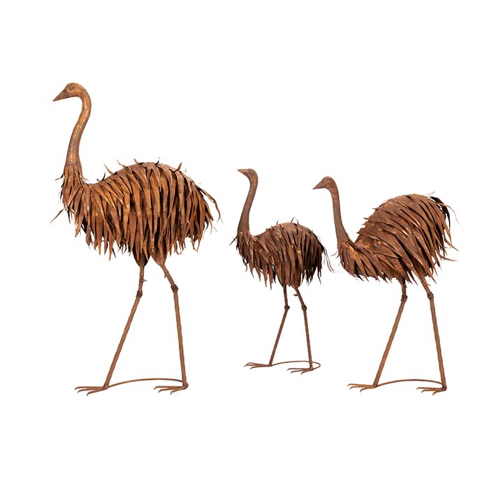 Emu Outdoor Rustic Metal Decor Set Of 3