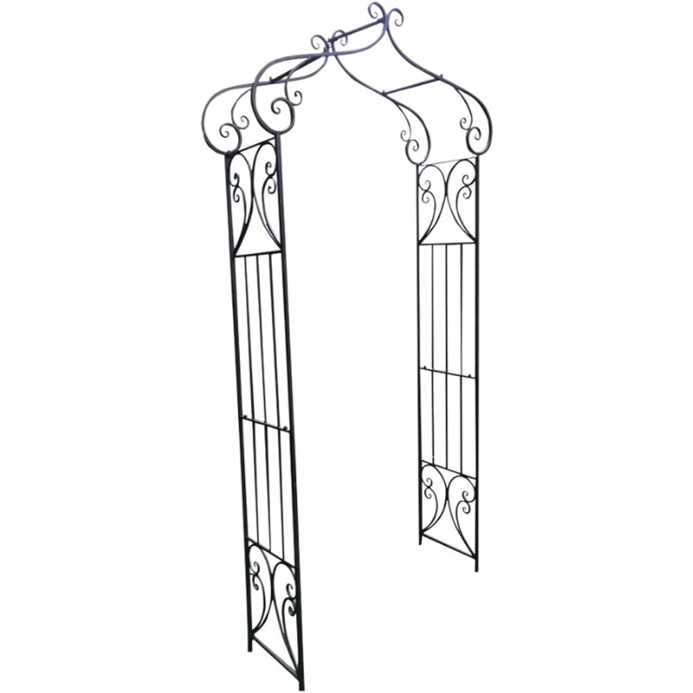 Enchanted Elegance Garden Archway - Black