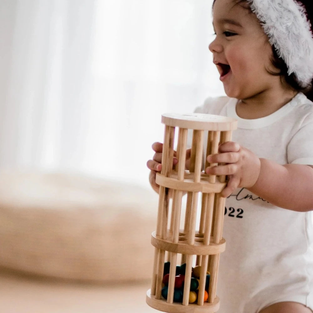 Engaging Kids Wooden Rainmaker