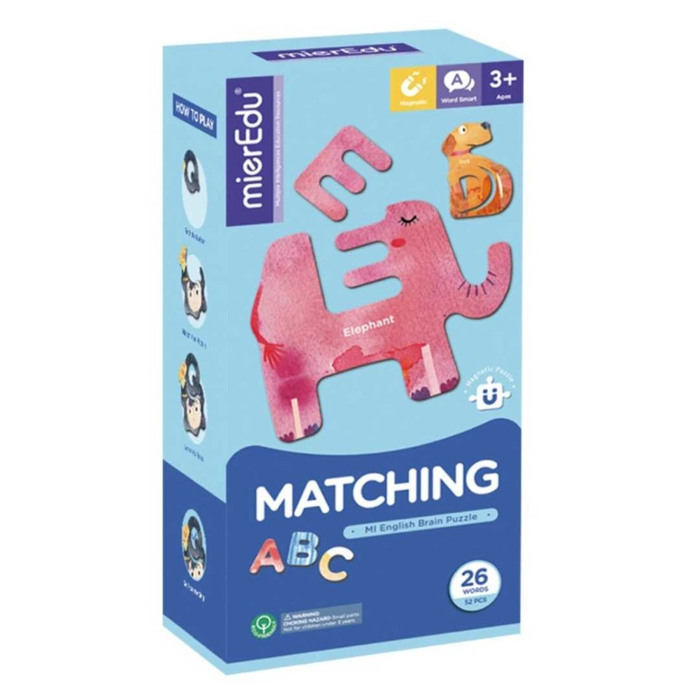 English Brain Matching ABC Magnetic Puzzle