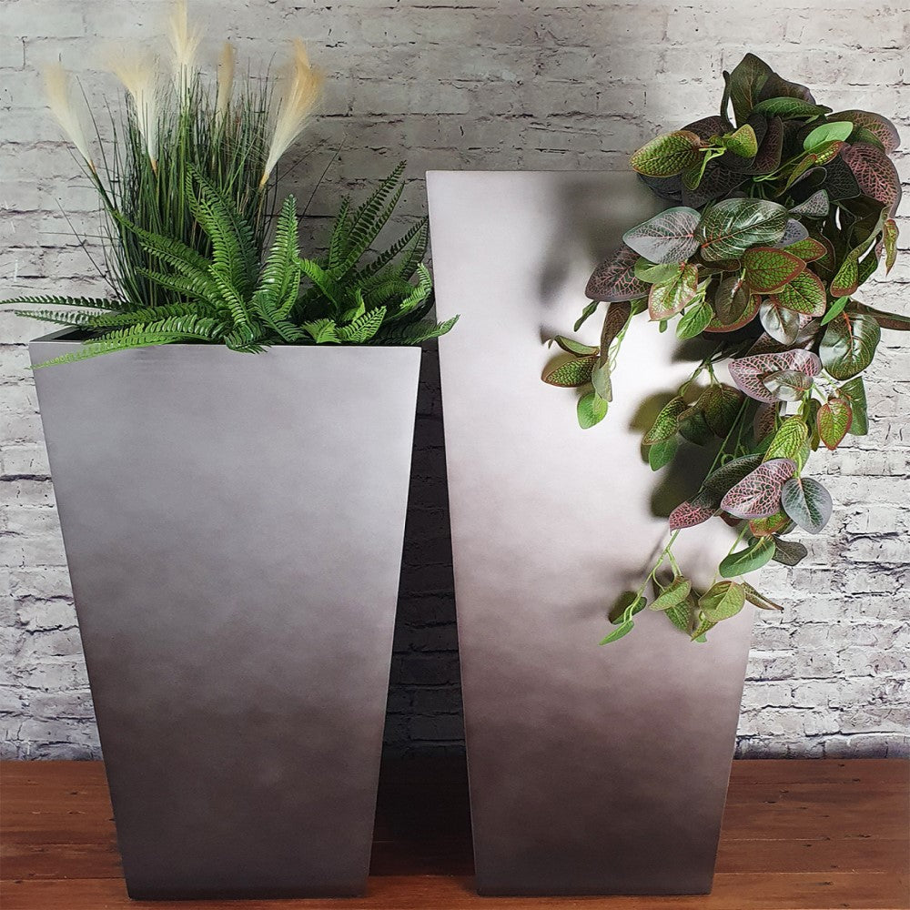 Eternal Coffee Squared Indoor Planter Pot 115cms (Available in 2 Sizes)