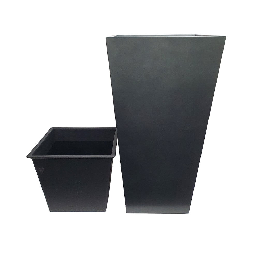 Eternal Grey Squared Indoor Planter Pot 75cms (Available in 2 Sizes)