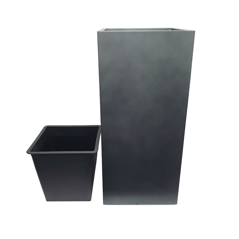 Eternal Grey Squared Indoor Planter Pot 75cms (Available in 2 Sizes)