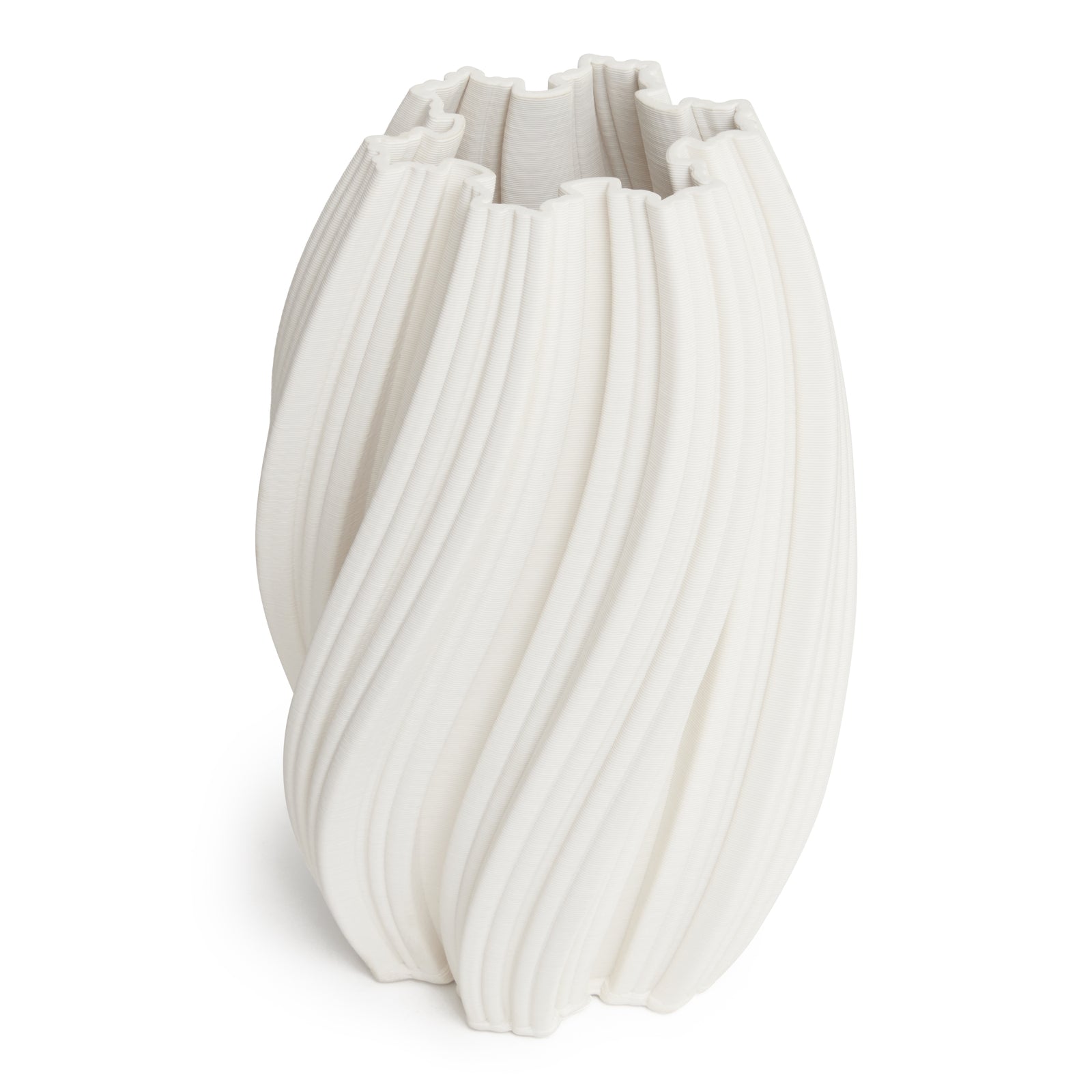 Ethereal Alabaster Ceramic Vase - White (Available in 2 sizes)