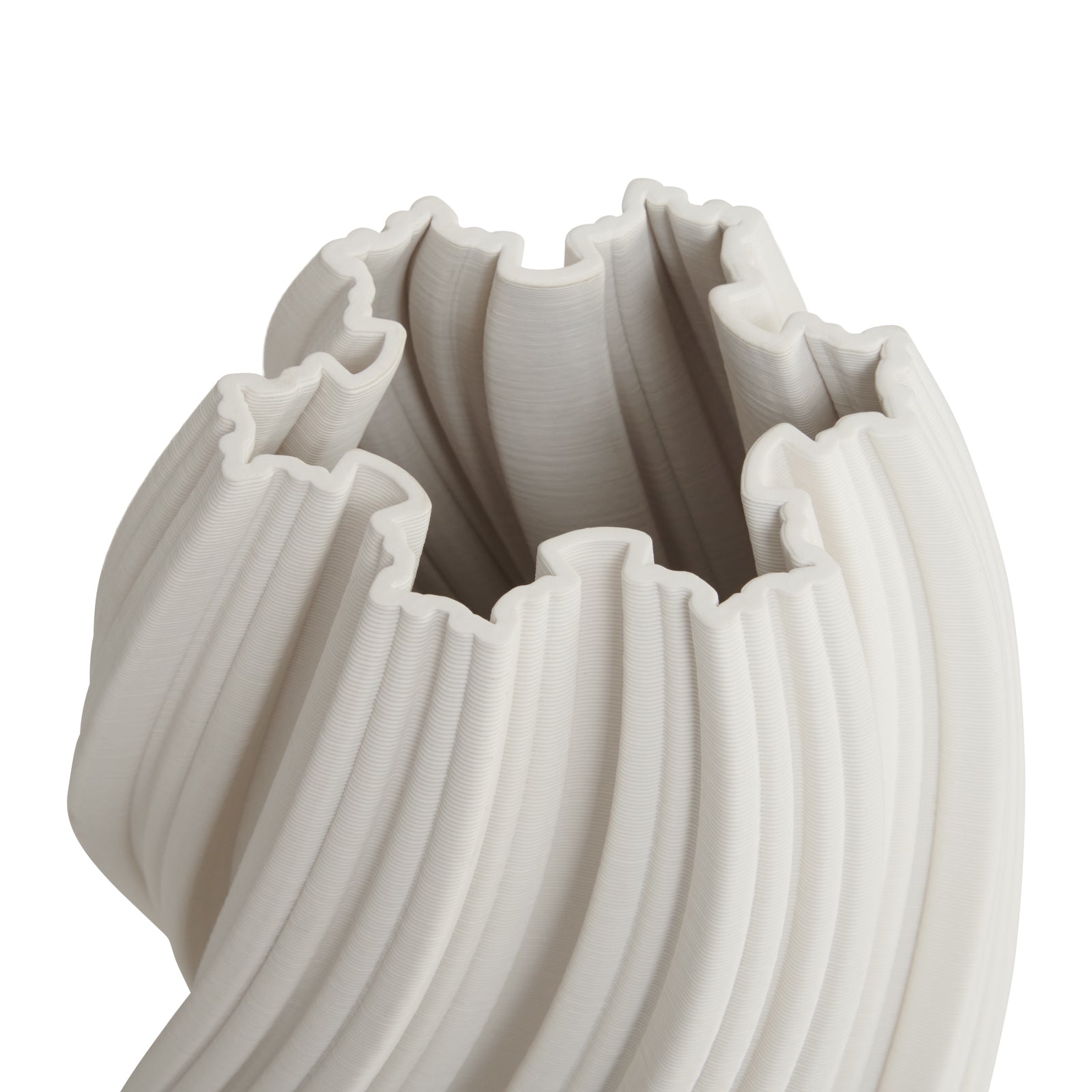 Ethereal Alabaster Ceramic Vase - White (Available in 2 sizes)