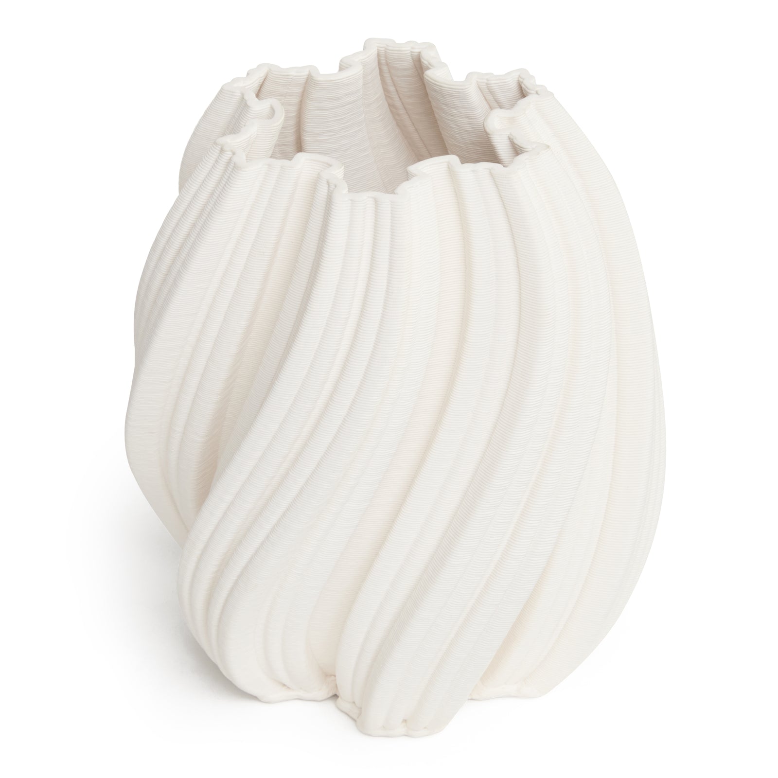 Ethereal Alabaster Ceramic Vase - White (Available in 2 sizes)