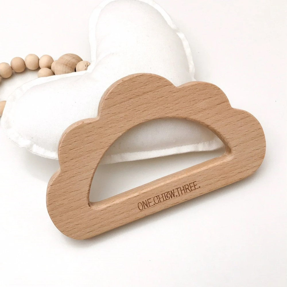 Personalised Exclusive Beech Wood Teethers (Available in 4 Designs)