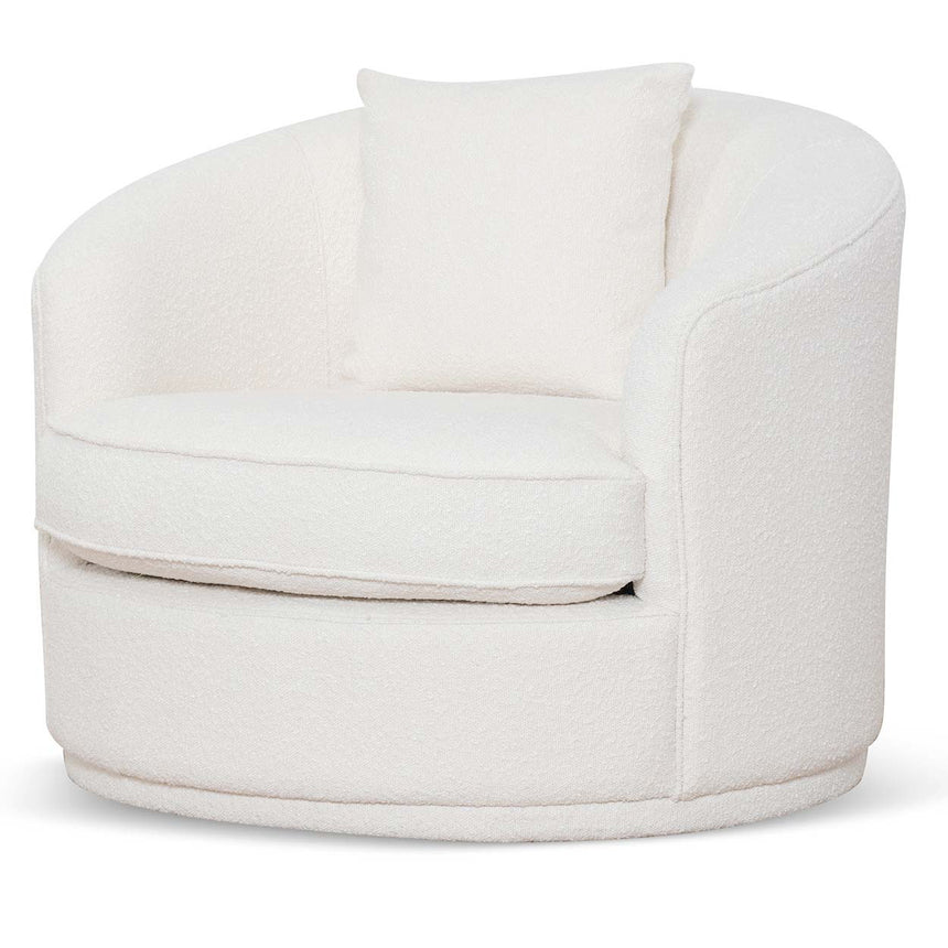 Exquisite Elegance Lounge Armchair - Ivory