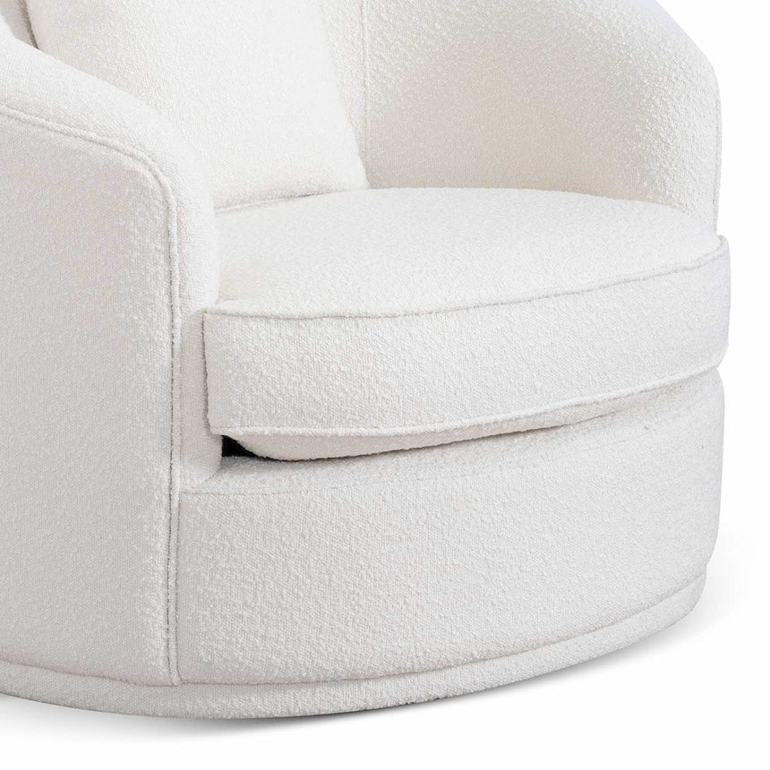 Exquisite Elegance Lounge Armchair - Ivory