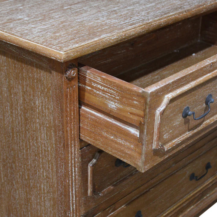 Exquisite Marseille Chest of Drawers - Weathered Oak