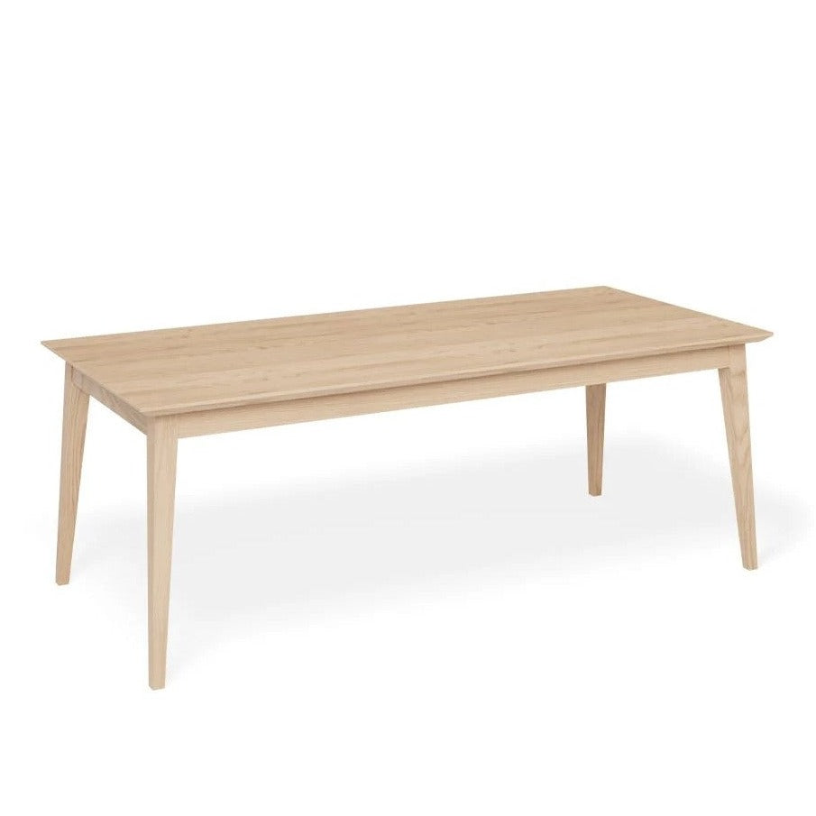 Extendable Oak Wooden Dining Table - 200 to 260cms