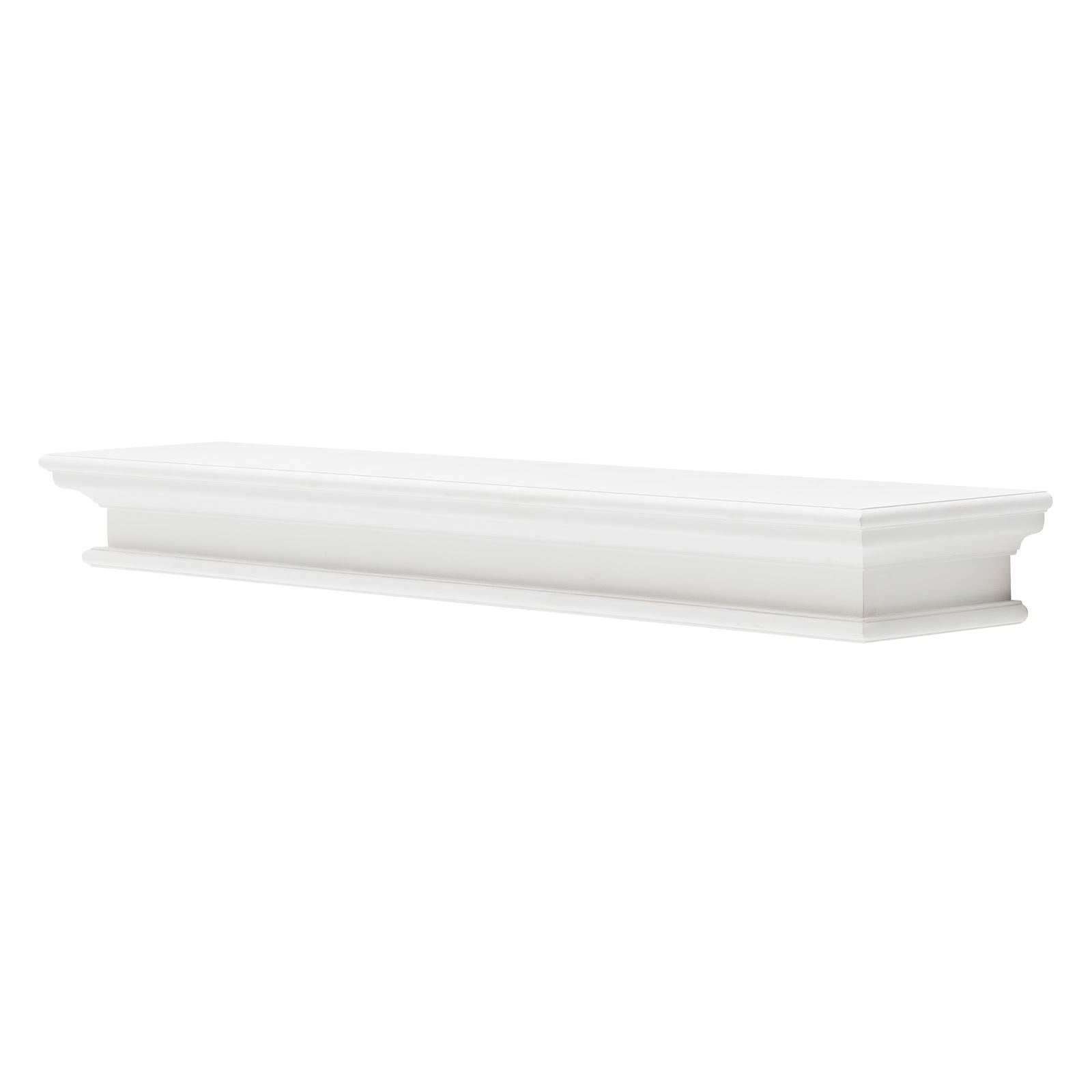 Floating Elegance Wall Shelf White (Available in 3 Sizes)