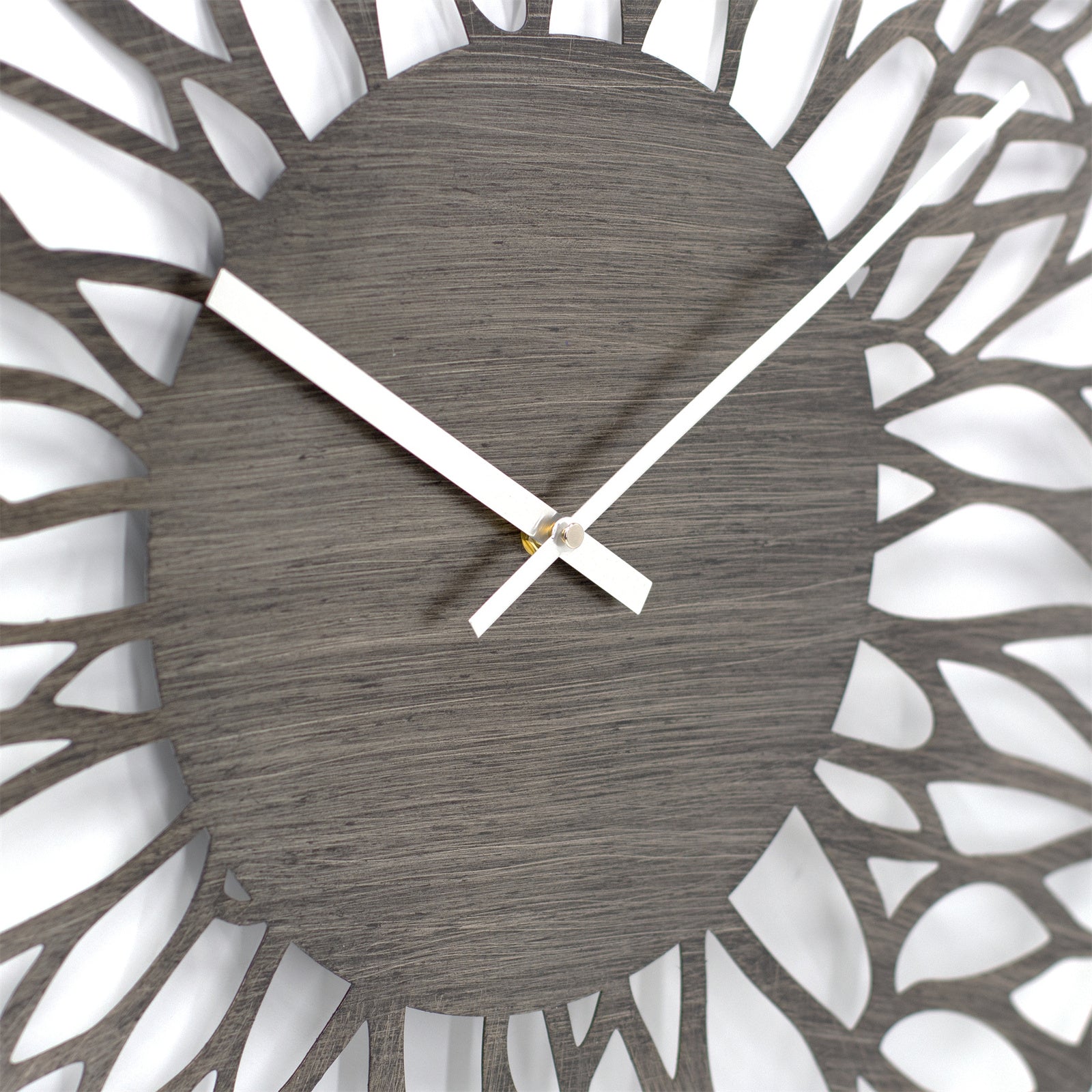 Floral Fantasy Wooden Chronograph Clock 60cms