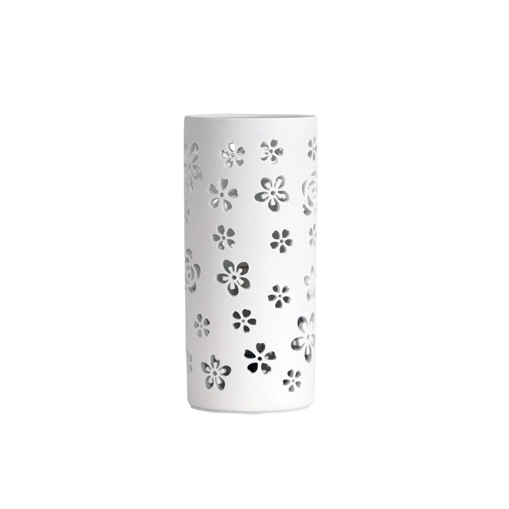 Floral Pattern Ceramic Lamp